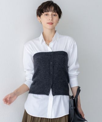 ＜23区 (Women)＞【洗える】ＣＡＮＣＬＩＮＩ　ベーシック　シャツ（ＢＬ２３ＧＡ０３１０）