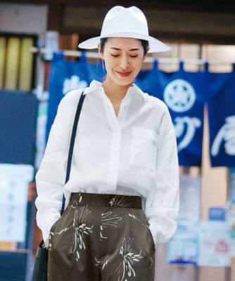 ＜23区 (Women)＞ＬＩＢＥＣＯ　ビッグシルエット　ポケット　シャツ（ＢＬ２３ＮＭ０５０４）