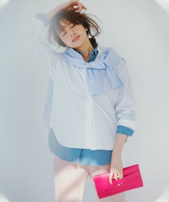 【Ｏｇｇｉ４月号掲載／洗える】ＣＡＮＣＬＩＮＩ　ベーシック　シャツ（ＢＬ２６ＣＭ０３１１）