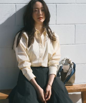 【Ｏｇｇｉ４月号掲載／洗える】ＣＡＮＣＬＩＮＩ　ベーシック　シャツ（ＢＬ２６ＣＭ０３１１）
