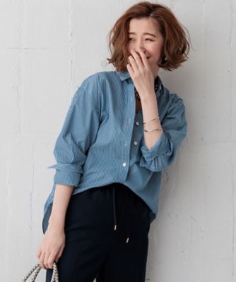 【Ｏｇｇｉ４月号掲載／洗える】ＣＡＮＣＬＩＮＩ　ベーシック　シャツ（ＢＬ２６ＣＭ０３１１）