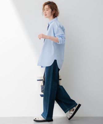 【Ｏｇｇｉ４月号掲載／洗える】ＣＡＮＣＬＩＮＩ　ベーシック　シャツ（ＢＬ２６ＣＭ０３１１）