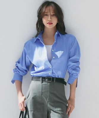 【ＣＬＡＳＳＹ．５月号掲載／洗える】ＣＡＮＣＬＩＮＩ　ベーシック　シャツ（ＢＬ２６ＧＭ０３１１）
