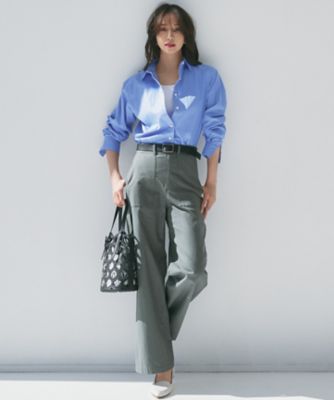 【ＣＬＡＳＳＹ．５月号掲載／洗える】ＣＡＮＣＬＩＮＩ　ベーシック　シャツ（ＢＬ２６ＧＭ０３１１）