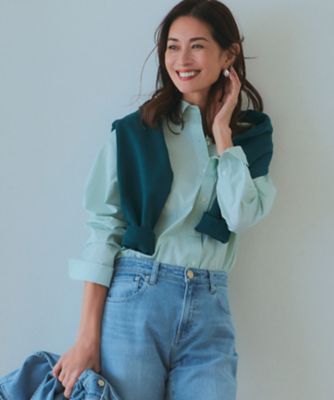 【Ｏｇｇｉ４月号掲載／洗える】ＣＡＮＣＬＩＮＩ　ベーシック　シャツ（ＢＬ２７ＣＭ０３１１）