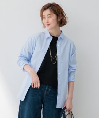 【Ｏｇｇｉ４月号掲載／洗える】ＣＡＮＣＬＩＮＩ　ベーシック　シャツ（ＢＬ２７ＣＭ０３１１）