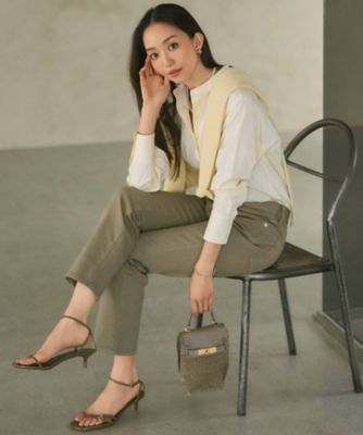 【Ｏｇｇｉ４月号掲載／洗える】ＣＡＮＣＬＩＮＩ　バンドカラー　シャツ（ＢＬ２７ＣＭ０３１２）