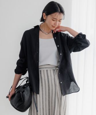 【Ｏｇｇｉ８月号掲載／洗える】ＬＩＢＥＣＯ　ベーシック　シャツ（ＢＬ２７ＣＭ０５０９）