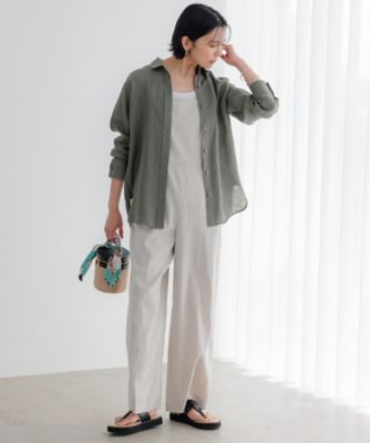 【Ｏｇｇｉ８月号掲載／洗える】ＬＩＢＥＣＯ　ベーシック　シャツ（ＢＬ２７ＣＭ０５０９）
