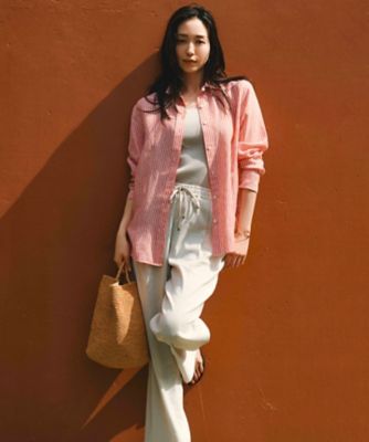 【Ｏｇｇｉ８月号掲載／洗える】ＬＩＢＥＣＯ　ベーシック　シャツ（ＢＬ２７ＣＭ０５０９）
