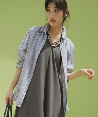 【Ｏｇｇｉ８月号掲載／洗える】ＬＩＢＥＣＯ　ベーシック　シャツ（ＢＬ２７ＣＭ０５０９）
