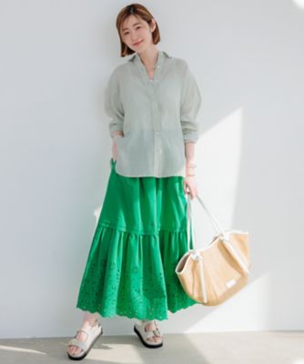 【Ｏｇｇｉ８月号掲載／洗える】ＬＩＢＥＣＯ　ベーシック　シャツ（ＢＬ２７ＣＭ０５０９）