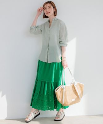 【Ｏｇｇｉ８月号掲載／洗える】ＬＩＢＥＣＯ　ベーシック　シャツ（ＢＬ２７ＣＭ０５０９）