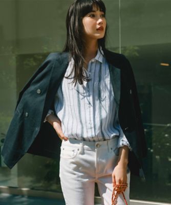 【Ｏｇｇｉ８月号掲載／洗える】ＬＩＢＥＣＯ　ベーシック　シャツ（ＢＬ２７ＣＭ０５０９）