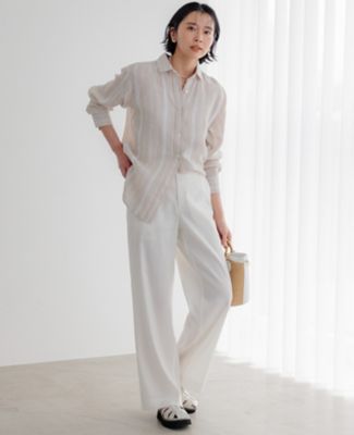 【Ｏｇｇｉ８月号掲載／洗える】ＬＩＢＥＣＯ　ベーシック　シャツ（ＢＬ２７ＣＭ０５０９）