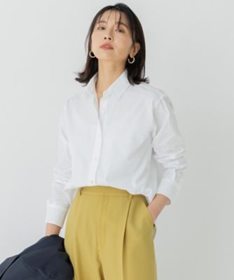 ＜23区 S (Women/小さいサイズ)＞【洗える】ＣＡＮＣＬＩＮＩ　ベーシック　シャツ（ＢＬ２７ＳＭ０３０８）