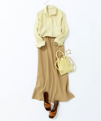 【ＣＬＡＳＳＹ．　９月号掲載／ＷＥＢ限定カラーあり】ＬＩＢＥＣＯ　ベーシック　シャツ（ＢＬ２７ＳＭ０５０６）
