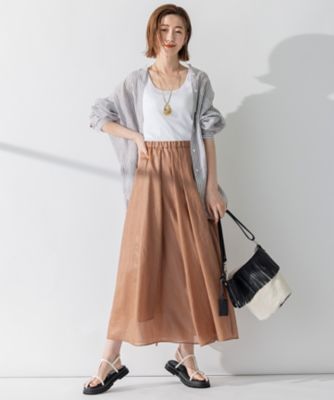 【ＷＥＢ限定カラーあり／洗える】ＬＩＢＥＣＯ　バンドカラー　ビッグシルエット　シャツ（ＢＬ２７ＳＭ０５０７）