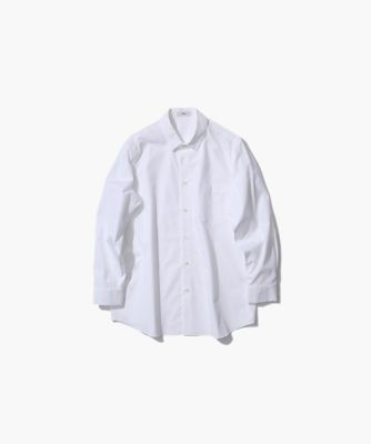 ATON (Women/Men)/エイトン ＳＵＶＩＮ　ＢＲＯＡＤ　｜　スタンダードシャツ　－　ＵＮＩＳＥＸ（ＢＬＡＧＣＭ０００１）