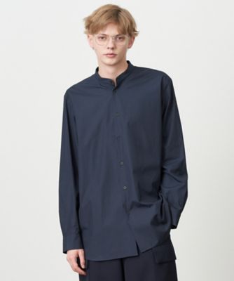 SUVIN BROAD ｜ バンドカラーシャツ － UNISEX