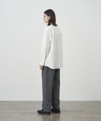 ＳＵＶＩＮ　ＢＲＯＡＤ　｜　バンドカラーシャツ　－　ＵＮＩＳＥＸ（ＢＬＡＧＣＷ０００３）