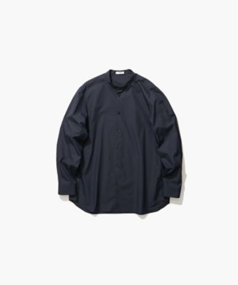 ＳＵＶＩＮ　ＢＲＯＡＤ　｜　バンドカラーシャツ　－　ＵＮＩＳＥＸ（ＢＬＡＧＣＷ０００３）
