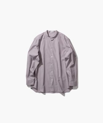 SUVIN BROAD ｜ バンドカラーシャツ － UNISEX