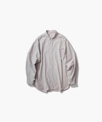 ＜ATON (Women/Men)＞ＳＵＶＩＮ　ＢＲＯＡＤ　｜　ウォッシュドシャツ　－　ＵＮＩＳＥＸ（ＢＬＡＧＣＷ０００４）