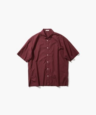 ＜ATON (Women/Men)＞ＣＯＴＴＯＮ　ＬＡＷＮ　｜　オーバーサイズショートスリーブシャツ　－　ＵＮＩＳＥＸ（ＢＬＡＧＧＭ０４０２）