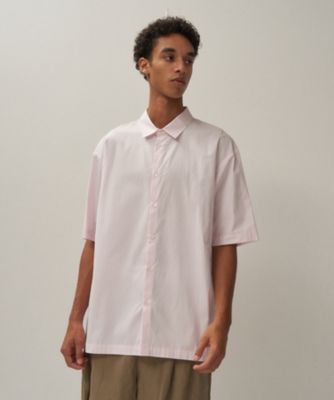 ＜ATON (Women/Men)＞ＧＩＺＡ　ＢＲＯＡＤ　｜　ショートスリーブシャツ　－　ＵＮＩＳＥＸ（ＢＬＡＧＧＭ１４００）