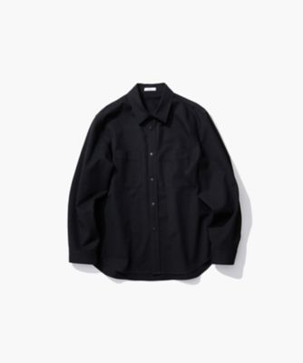 ATON ミリタリーシャツ　ジャケット エイトン ATON＞SHIRT JACKET/シャツジャケット