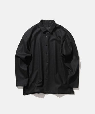 ＷＯＯＬ ＳＡＸＯＮＹ ｜ オーバーサイズシャツ － ＵＮＩＳＥＸ（ＢＬＡＧＩＷ０９００）