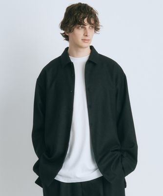 ＷＯＯＬ ＳＡＸＯＮＹ ｜ オーバーサイズシャツ － ＵＮＩＳＥＸ（ＢＬＡＧＩＷ０９００）