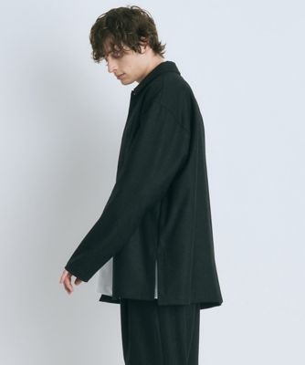 ＷＯＯＬ ＳＡＸＯＮＹ ｜ オーバーサイズシャツ － ＵＮＩＳＥＸ（ＢＬＡＧＩＷ０９００）