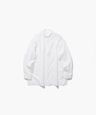 COTTON SILK ｜ スタンドカラーシャツ