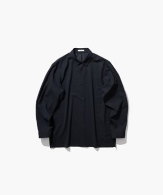 TWIST WOOL GAUZE ｜ ルーズフィットシャツ