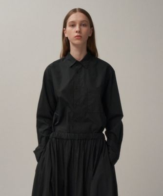 ＜ATON (Women/Men)＞ＮＡＴＵＲＡＬ　ＤＹＥＤ　ＣＯＴＴＯＮ　ＬＡＷＮ　｜　スタンダードシャツ（ＢＬＡＧＬＭ０４０５）