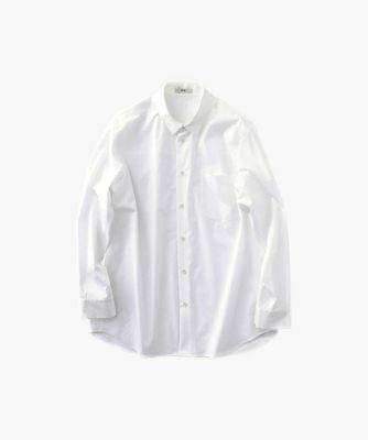 ＜ATON (Women/Men)＞ＳＵＶＩＮ　ＢＲＯＡＤ　｜　スタンダードシャツ　－　ＵＮＩＳＥＸ（ＢＬＡＧＮＭ０００１）