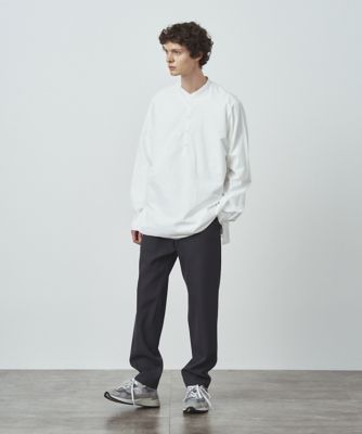ＳＵＶＩＮ　ＢＲＯＡＤ　｜　バンドカラーシャツ　－　ＵＮＩＳＥＸ（ＢＬＡＧＳＭ０００２）