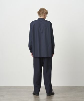ＳＵＶＩＮ　ＢＲＯＡＤ　｜　バンドカラーシャツ　－　ＵＮＩＳＥＸ（ＢＬＡＧＳＭ０００２）