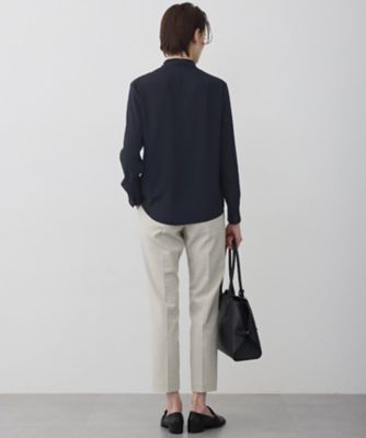 新色追加】BackSatinAmunzen 配色ボウタイブラウス