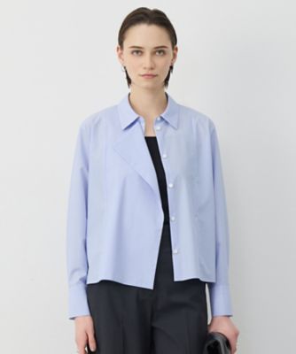 クリーンブロード ライダース風 クロップドシャツ