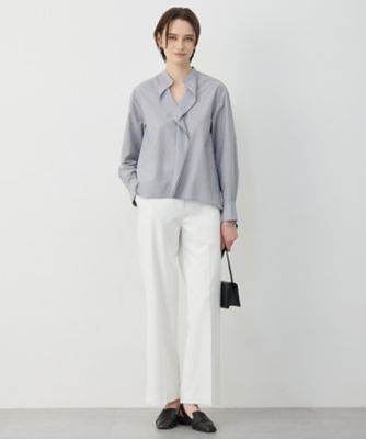 クリーンブロード ラッフルデザイン プルオーバーブラウス