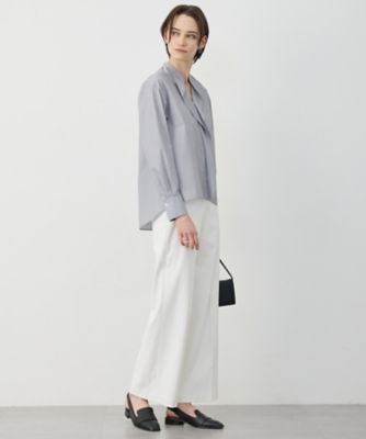 クリーンブロード ラッフルデザイン プルオーバーブラウス