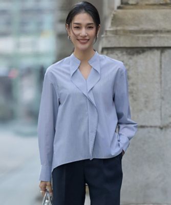 クリーンブロード ラッフルデザイン プルオーバーブラウス