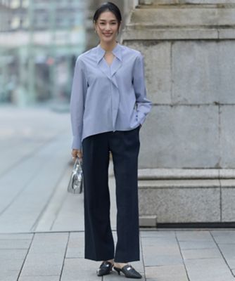 クリーンブロード ラッフルデザイン プルオーバーブラウス