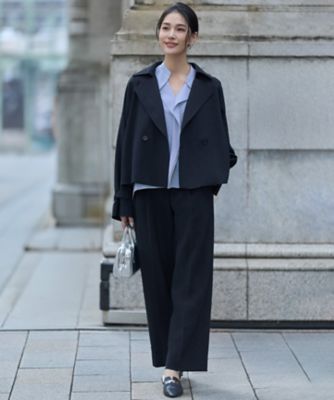 クリーンブロード ラッフルデザイン プルオーバーブラウス