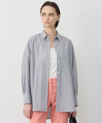 ＜ICB L (Women/大きいサイズ)＞クリーンブロード　オーバーシャツ（ＢＬＣＭＬＭ０３２０）