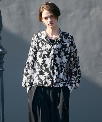 ICB L (Women/大きいサイズ)/アイシービーＬ 【３０ｔｈ　ＡＮＮＩＶＥＲＳＡＲＹ】　アーカイブフラワープリント　ドルマンスリーブブラウス（ＢＬＣＭＬＭ０４１７）