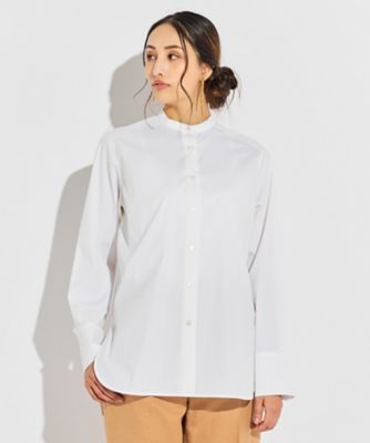 BEIGE， (Women)/ベイジ ALBERT / バンドカラーシャツ(BLCWCS0306)